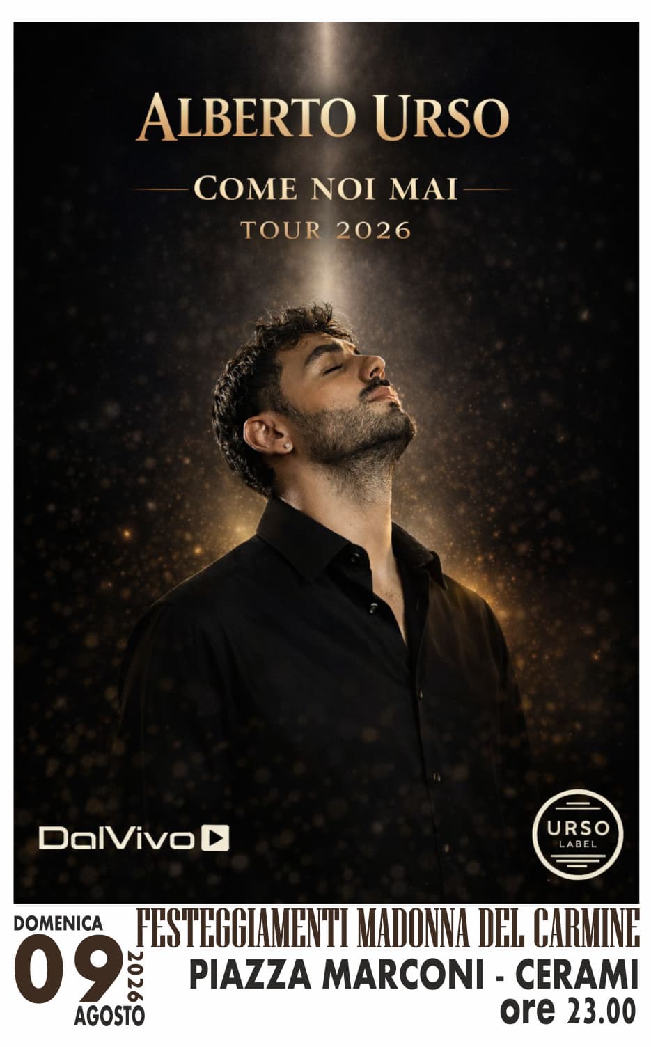 Copertina: Alberto Urso - Tour 2026